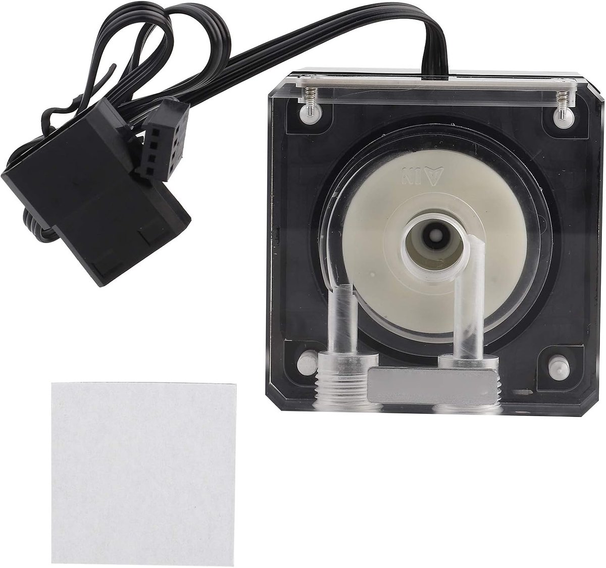 SnelShoppen - Mini Waterpomp voor Liquid Cooling System, 800L/H, D + 4 Pin, RGB, Acryl, 5000 rpm, 3000 rpm, Universaal, G1/4 Aansluiting