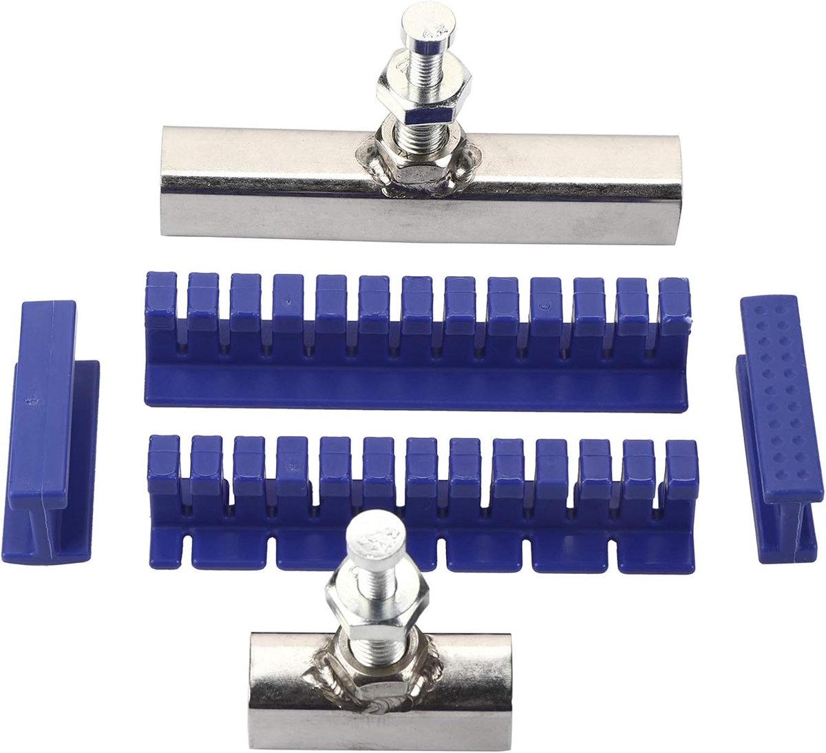 SnelShoppen - 1 Set Auto Deuk Herstel Gereedschap, Professionele Deuk Trekker Kit met ABS Materiaal, Duurzaam en Effectief voor Auto Reparatie, Blauw,