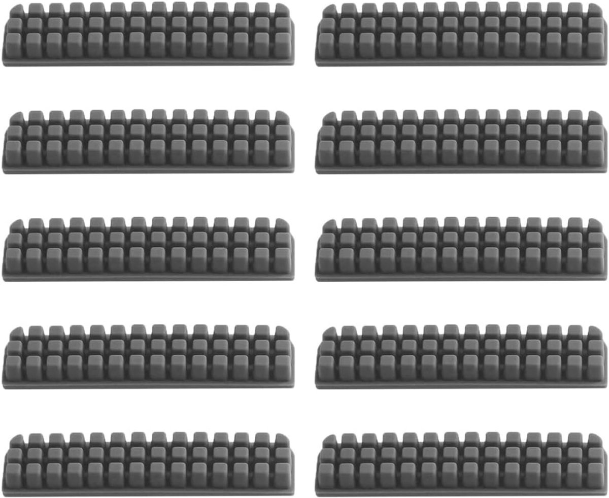 SnelShoppen - 10 Stuks Siliconen Nozzleborstels voor 3D-Printers, Nozzlereinigingsborstels, Hittebestendig, Duurzaam, 3D-Printeraccessoires