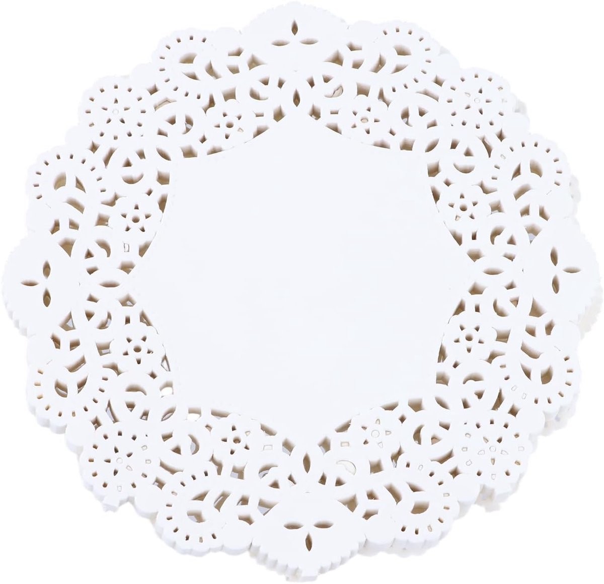 Cake toppers 100 stuks - 6,5 inch - ronde papieren deksels - elegante presentatie voor taarten - ShopVlot