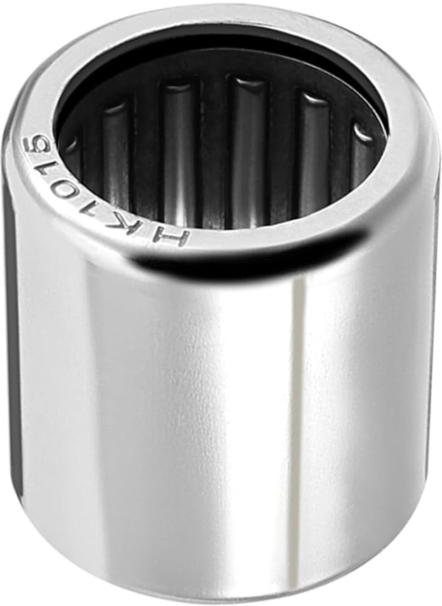 SnelShoppen - 1 stuk rollenlager Hk1015 - 10mm gatdiameter x 14mm buitendiameter x 15mm breedte - open kooi voor landbouw en bouwgereedschap, GCr15 st