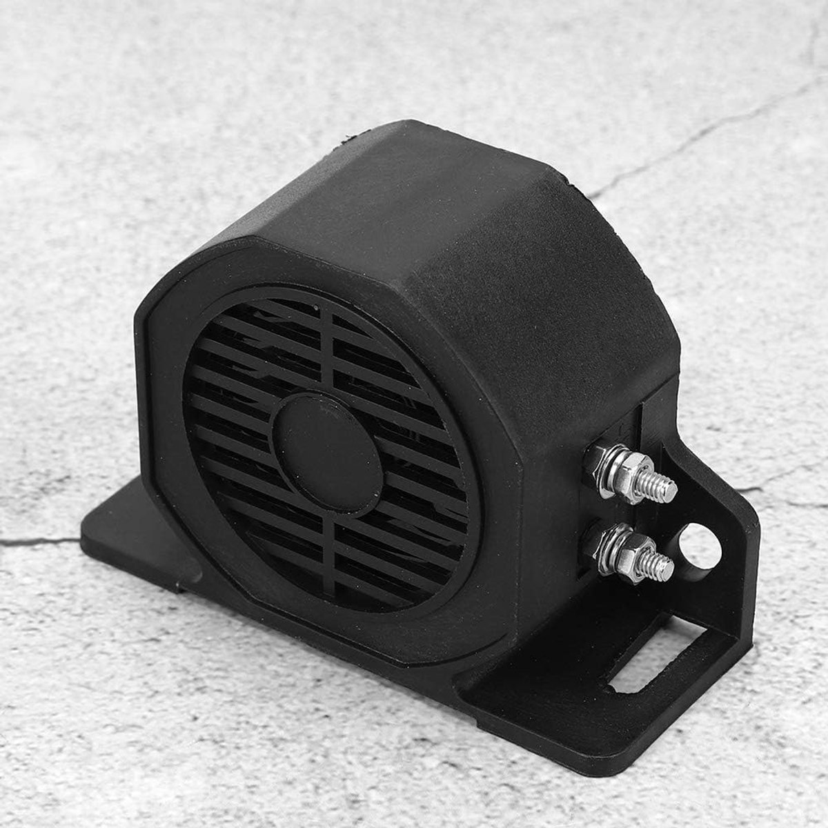 SnelShoppen - Waterdichte Achteruitrij Alarm 82-102dB Backup Toeter 12-24V Universeel Geluidsalarm voor Voertuigen