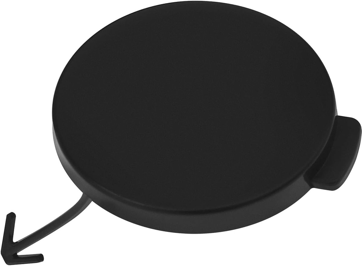 SnelShoppen - Bumperafdekking Trekhaak 5K0807241E Voor GOLF VI MK6 2009-2013 Zwart Plastic Duurzaam Towing Eye Cover