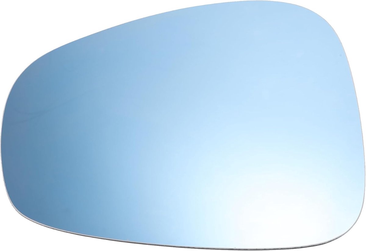 SnelShoppen - Vervangende Linker Zijspiegel Glas Alfa Romeo Giulietta 2010-2021 - Convex, Verwarmd, Blauw, 6.81 Inch