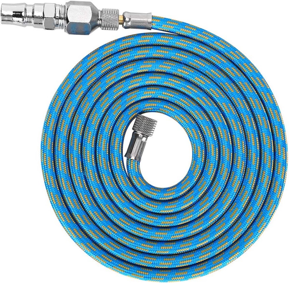 SnelShoppen - Gevlochten Airbrush Luchtslang Adapter Kit, Nylon Gevlochten Luchtslang 1/8 1/4 Adapter voor Verfspuit Luchtcompressor