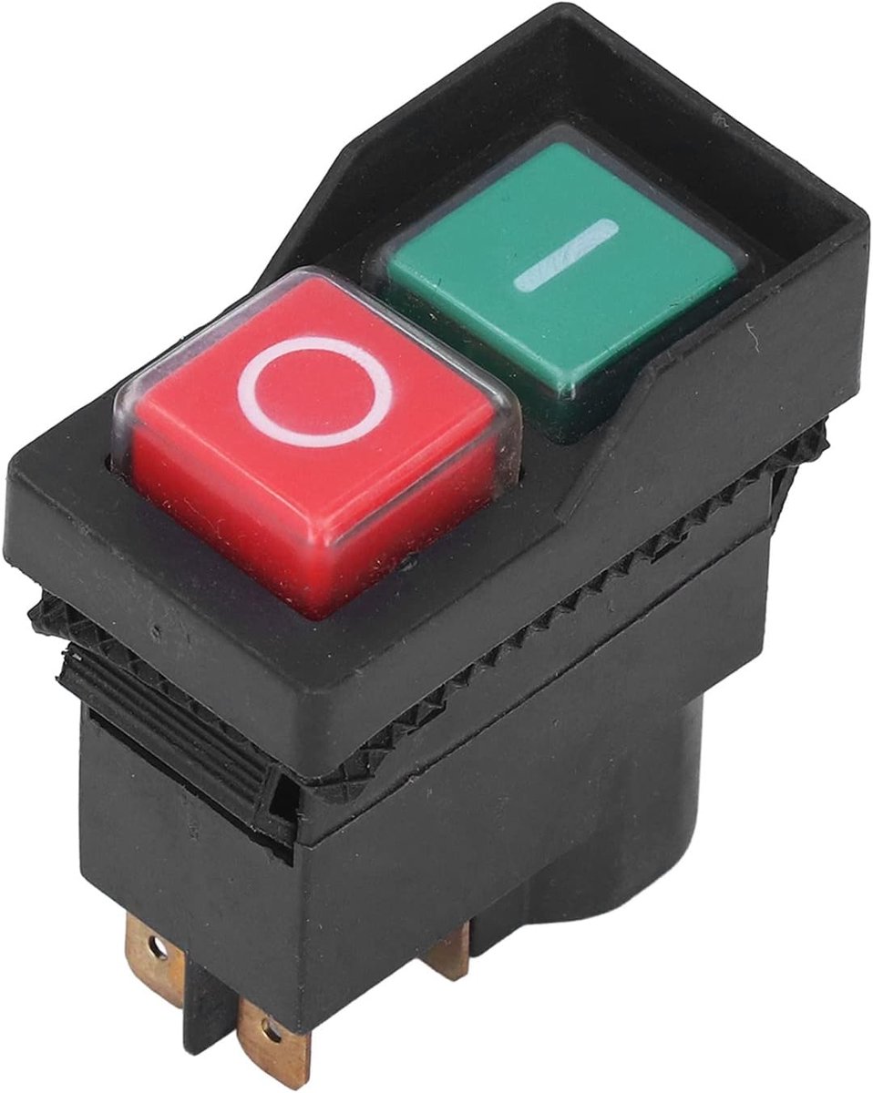 SnelShoppen - Waterdichte Magnetische Aan-uitschakelaar 250V Start Stop Schakelaar voor Werkplaatsmachines, Veilig en Eenvoudig te Bedienen