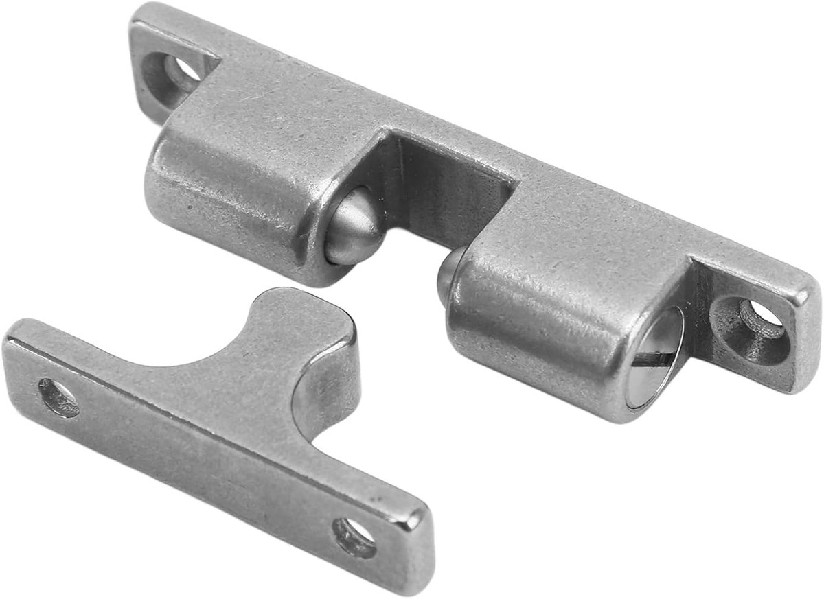 SnelShoppen - Cabinet Tension Pole 70mm Ball Catch Latch Voor Keuken, Kasten, Meubels - Eenvoudige Installatie, Stevige Sluiting, Perfecte Afwerking