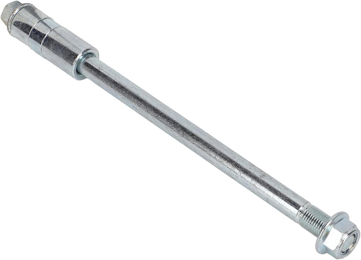 SnelShoppen - Voorwiel Achterwiel As 12mm 230mm met 3 Pakking Geschikt voor 125cc 140cc PIT PRO Trail Dirt Bike