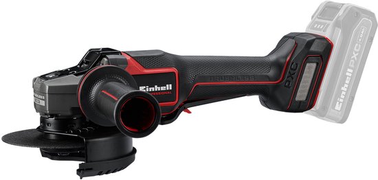 Einhell Professional Accu Haakse Slijper TP-AG 18/125-13 Q P BL Solo - Power X-Change - 18 V/Li-ion - Ø125 mm - 10.000 t/min - Max. Snijdiepte: 33 mm - Snelspanmoer - Excl. Accu en Lader