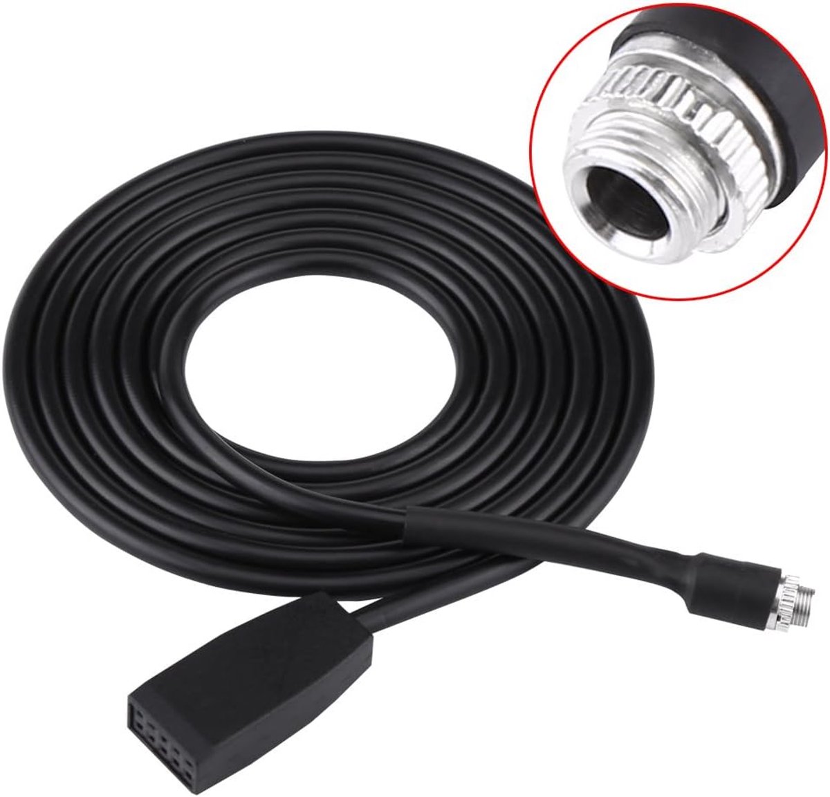 SnelShoppen - Car Aux Ingang Female Kabel 3.5mm Audio Adapter Kabel voor BMW E46 1999-2006 - Ideaal voor MP3 Spelers en CD Spelers