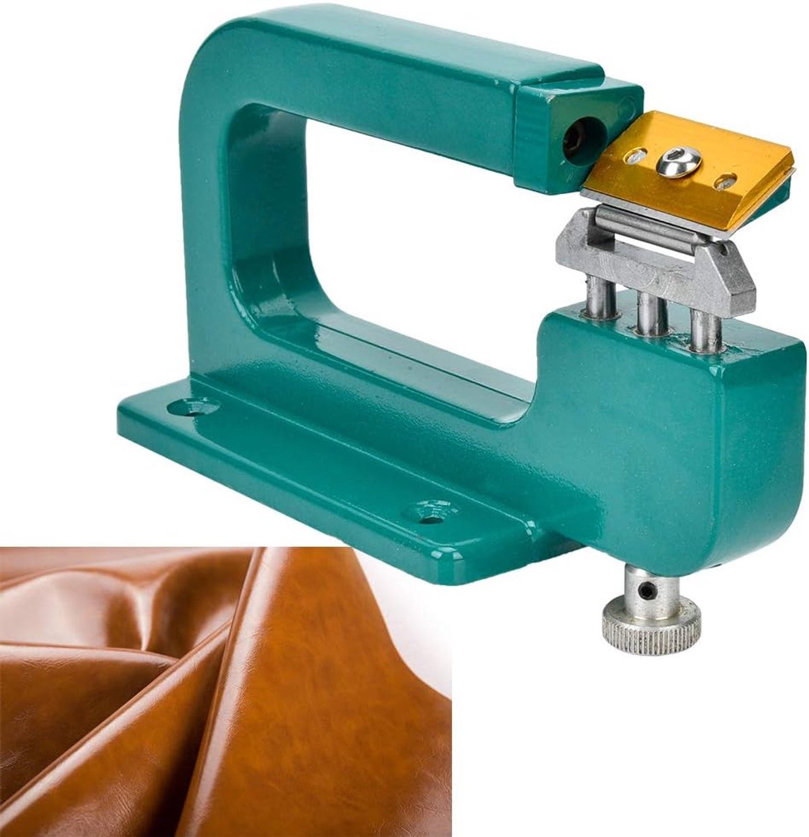 SnelShoppen - Leerafschilmachine voor Leerbewerking - Professionele Peeling Tool met 4 Rollen - Hoogwaardige Leer Snij- en Reparatietool