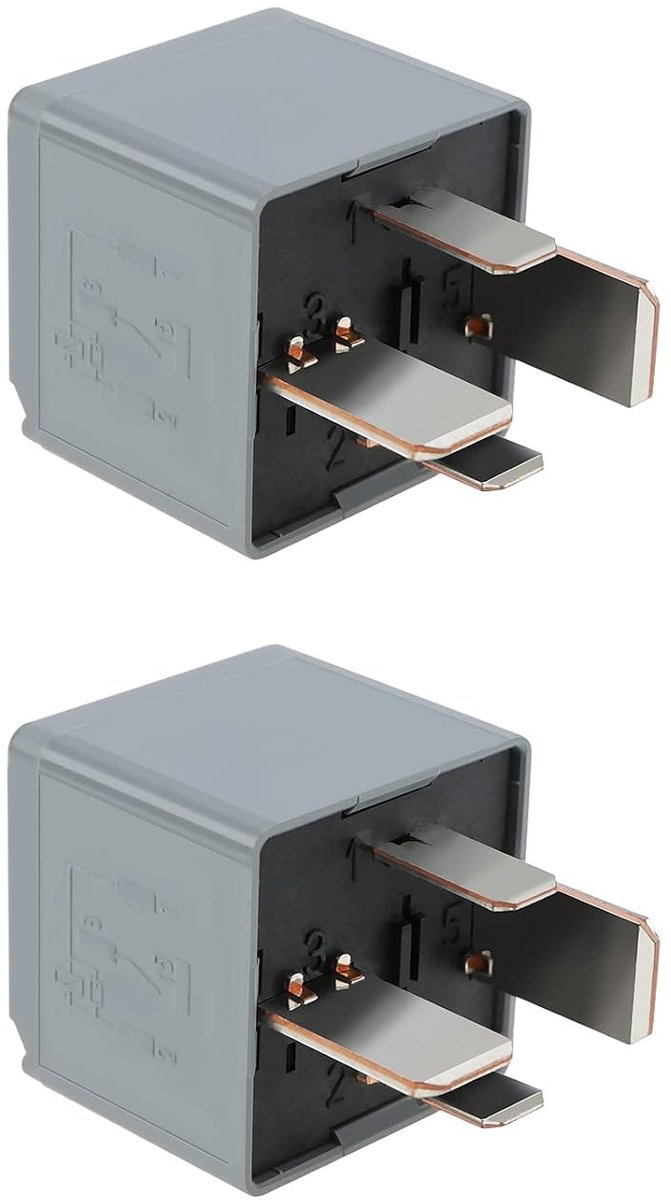 Auto relais set 4-polig DC 12V 70A - 2 stuks multifunctioneel - compatibel met Ford modellen - betrouwbare vervanging - ShopVlot