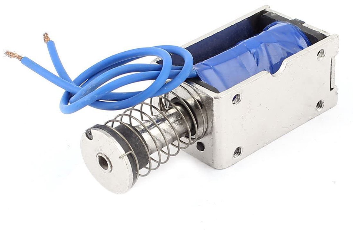 Solenoïde elektromagneet 12V 2.5A - 45N 15mm - Push type - Eenvoudig te installeren - SnelShoppen