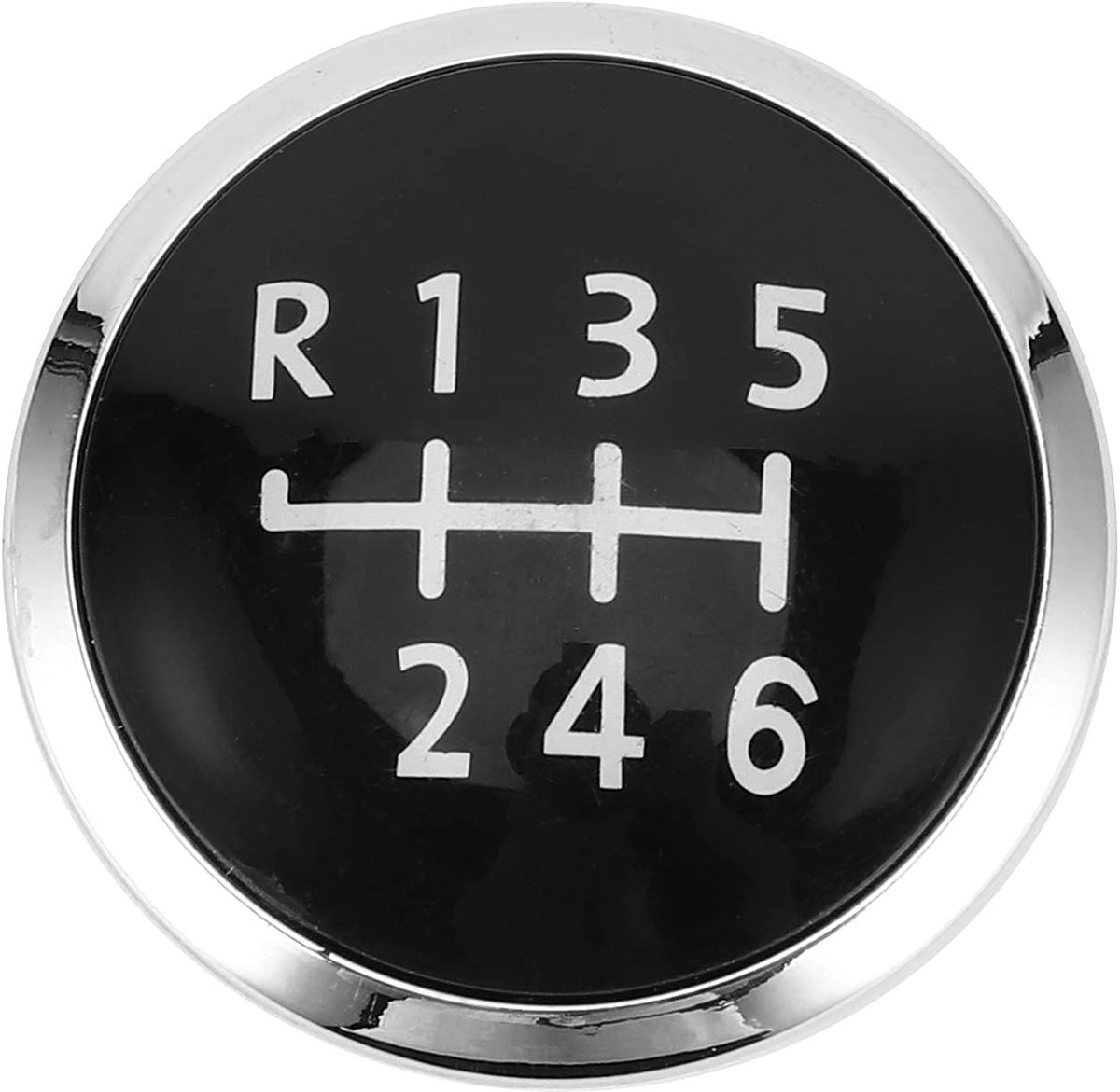 SnelShoppen - Shift Knop Deksel, Versnellingsknop Cap Deksel Stijlvolle Auto Interieur Decoratie Vervanging voor T5 Transporter 2003-2010 (6 Versnelli