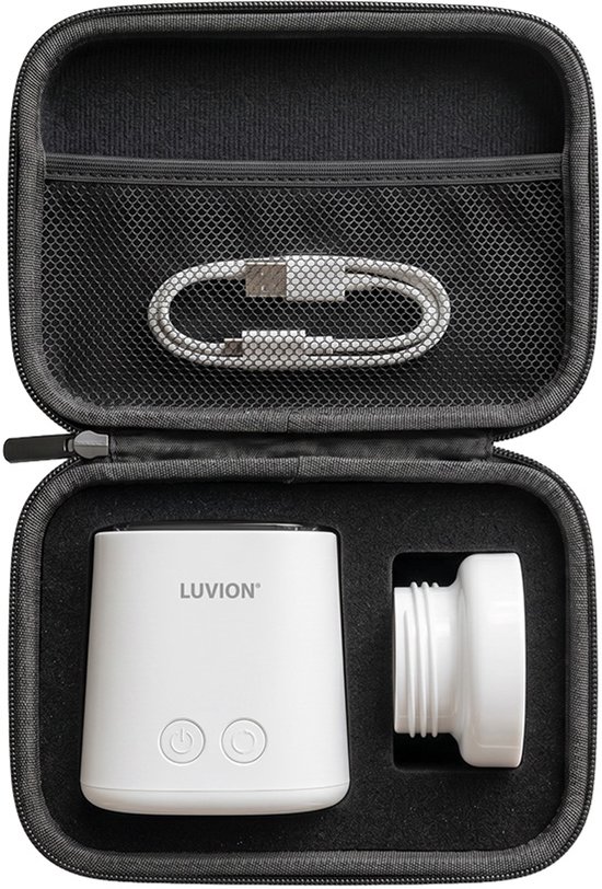 LUVION® Ultra Pro Flesverwarmer Protection Case - Handige opbergtas voor onderweg - Grijs - Voor Ultra Pro White & Black van Luvion — afbeelding 2