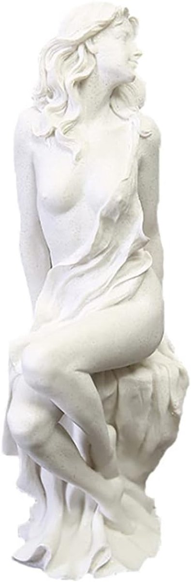 SnelShoppen - Nordic Stijl Moderne Abstracte Schoonheid Beeld Statue Home Decoratie Accessoires Sandsteen Sculptuur Ornamenten voor Woonkamer, Kantoor