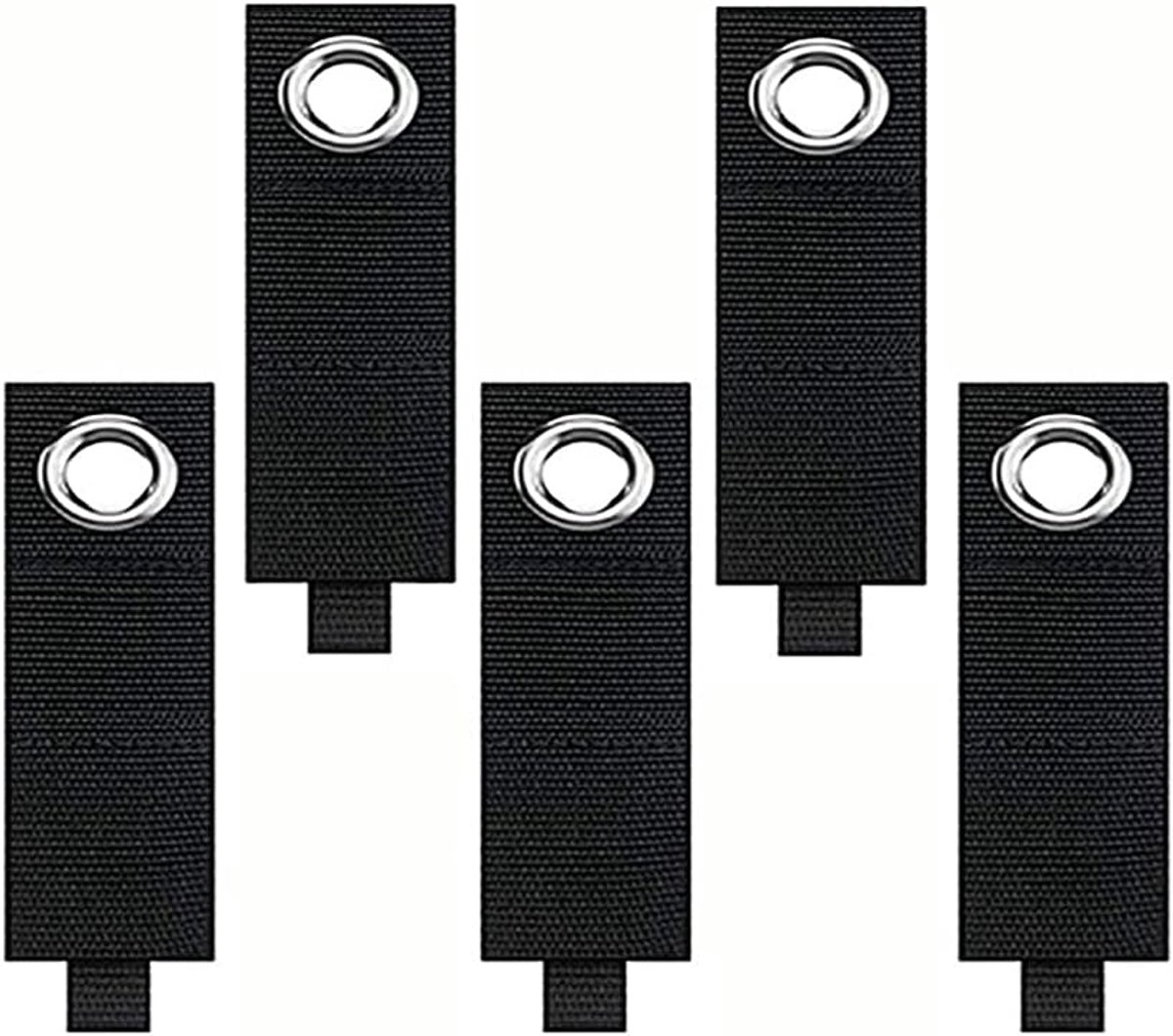 SnelShoppen - 5 Pack Kabelhouder Organiser, Stevige Opslagriem voor Snoeren, Kabels, Draden, Touwen en Slangen, Hoogwaardige Nylon, 22kg, Duurzaam en