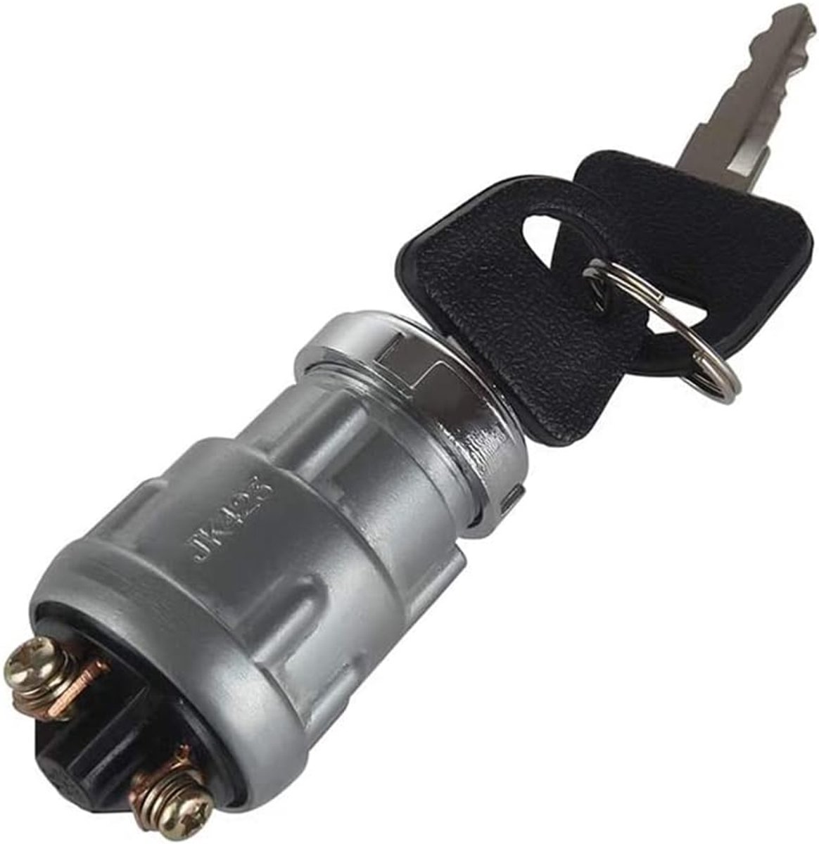 SnelShoppen - Universele 12V 10A Ontstekingsschakelaar met 3 Posities en 3 Aansluitpunten, Inclusief 2 Sleutels voor Auto, Moto, Tractor, Quad, Buggy