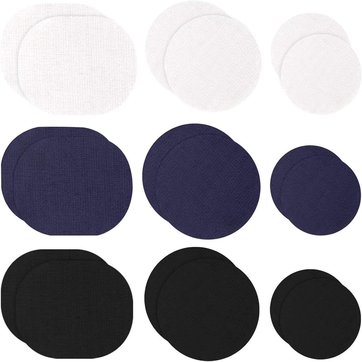 Shoe Hole Repair Patches 18 Pieces Heel Self Adhesive Round for Most Shoes