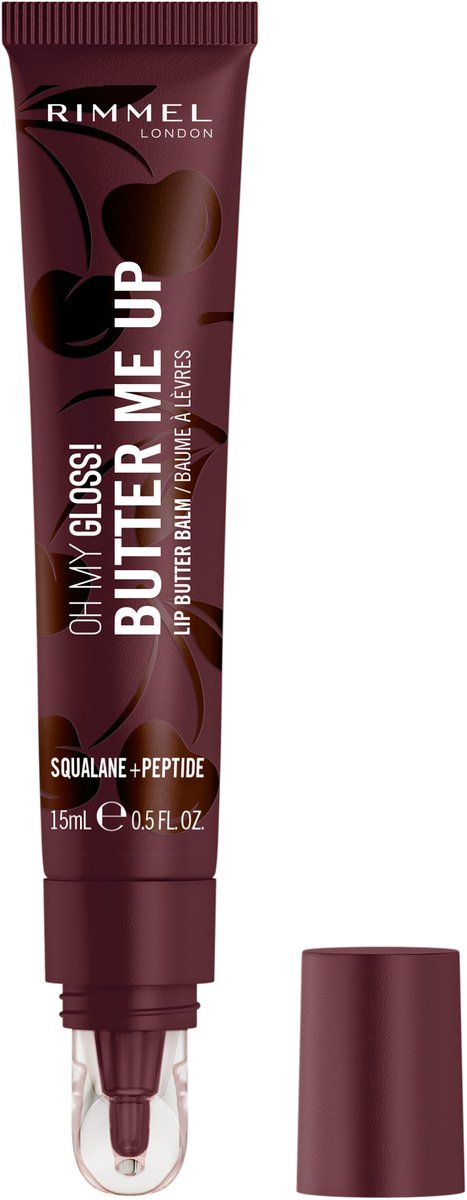 Rimmel Oh My Gloss!, 011 Cherry Spritz, lipolie, niet-plakkerig, vochtboost, hydraterend en rustgevend, gemakkelijk aan te brengen, vegan formule, 15 ml