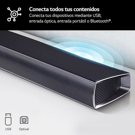 Intelligente Soundbar - Surround Systeem - Films Kijken - Draadloze Achterluidsprekers - 220 Watt - Zwart — afbeelding 2
