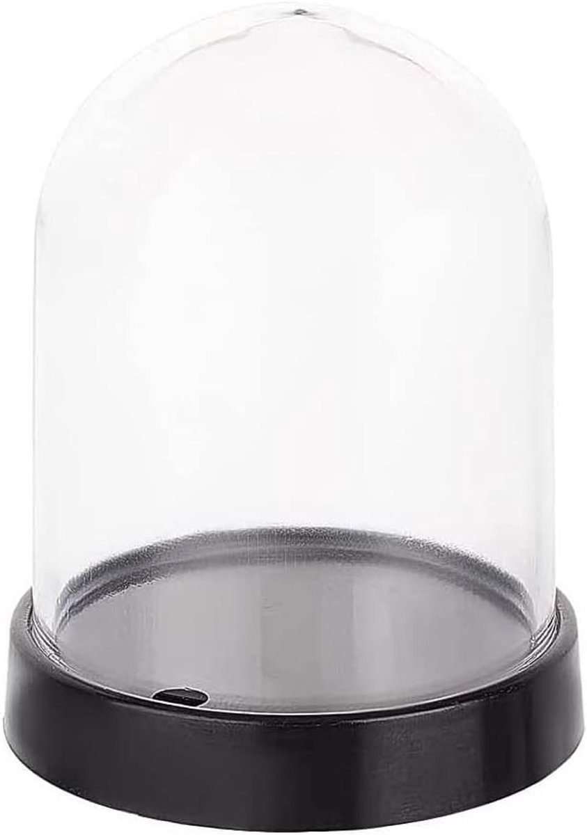 display dome acryl cloche 7 x 5,5 cm - decoratieve showcase - anti-stof bescherming - perfect voor actiefiguren - SnelShoppen