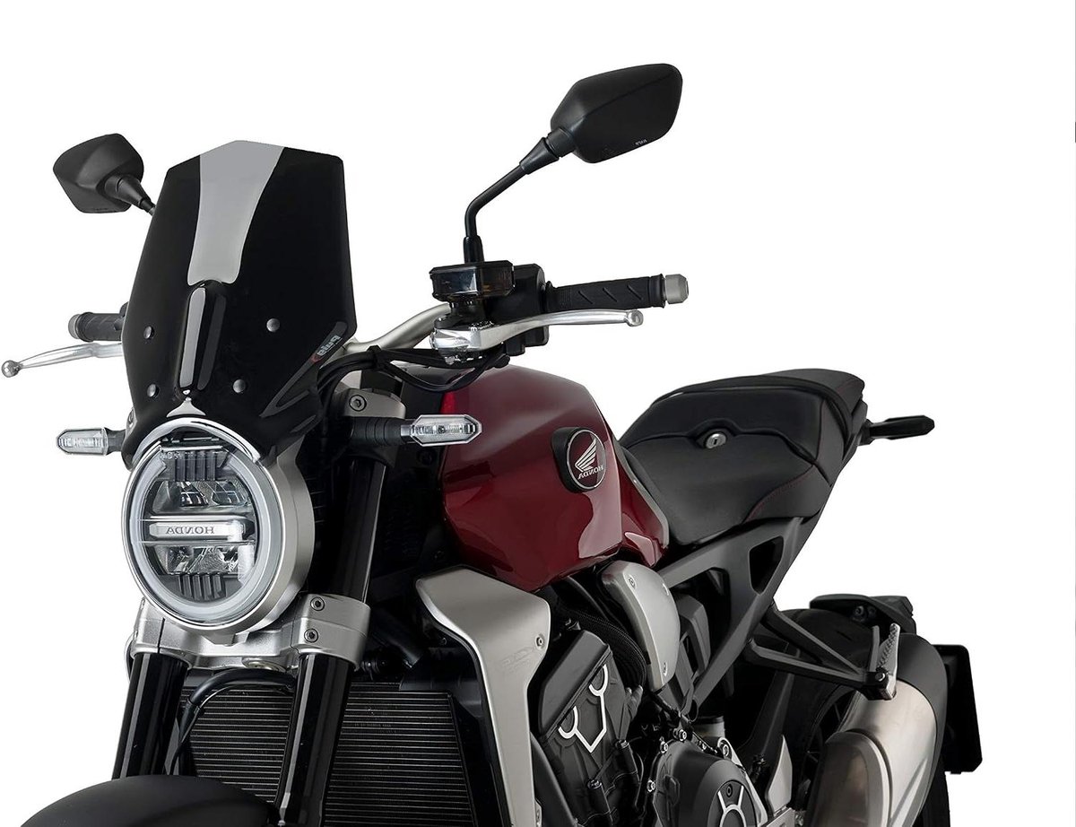 Motor Windscherm - Wind deflector Kuipruit - Bescherming tegen wind - 3mm Methacrylaat - 3624 cm - Zwart
