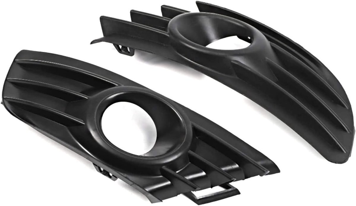 Mistlampencover set zwart - ABS materiaal - sterke bescherming - voorkomt krassen en stof - ShopVlot