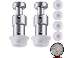 Instant Pot Float Valve - 2-pack, Vervangende Onderdelen voor Instant Pot, Geschikt voor Duo, Duo Plus, en Ultra, Lux 3 Qt - Geoptimaliseerd met Nieuwe Toevoegingen