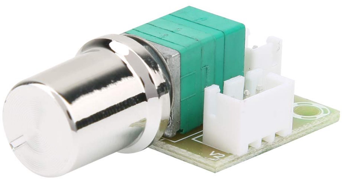 SnelShoppen - Double 50K Volume Regelmodule met Potentiometer Bord en Aansluitbasis - 24x21mm, 6mm Installatiegat, Stabiele Werking voor Audio Toepass