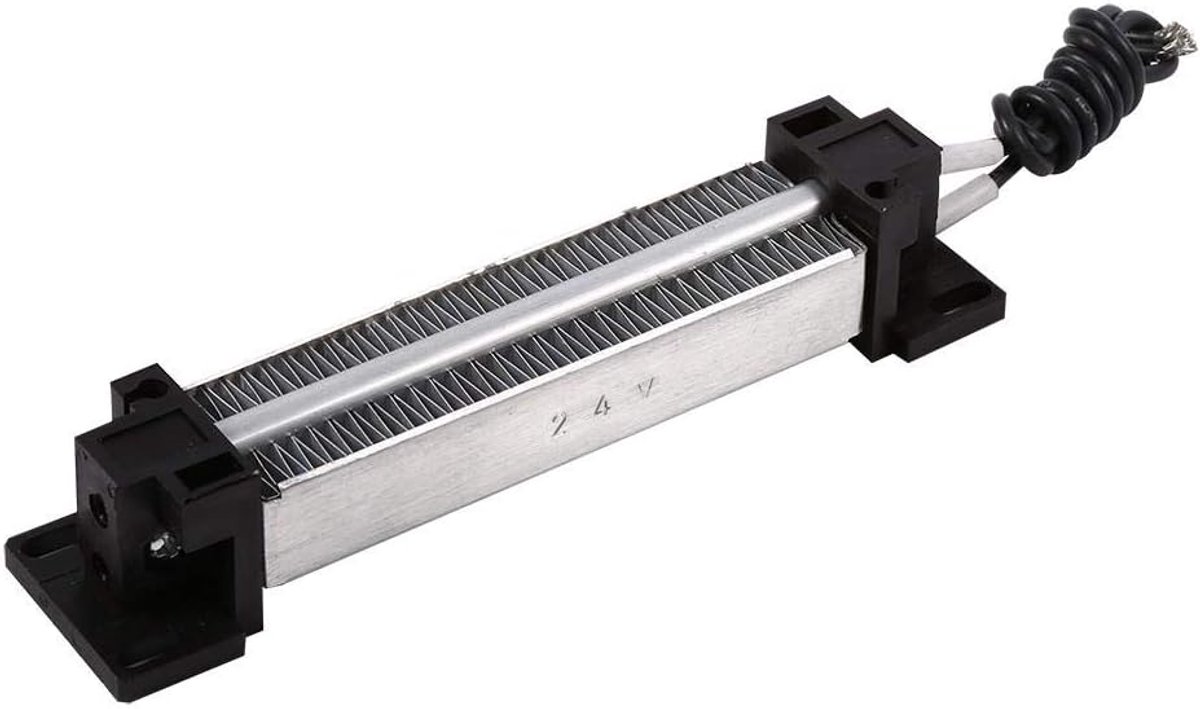 SnelShoppen - Fdit PTC Keramische Luchtverwarmer 12V/24V Aluminium Behuizing Constant Temperatuur Thermistor Verwarmingselement voor Droger, Humidifie