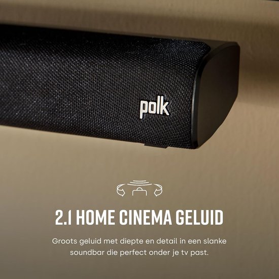 Tv Geluidssysteem - Soundbar met Subwoofer - Film en Muziek - Heldere Dialogen - Compact Ontwerp - Zwart — afbeelding 3