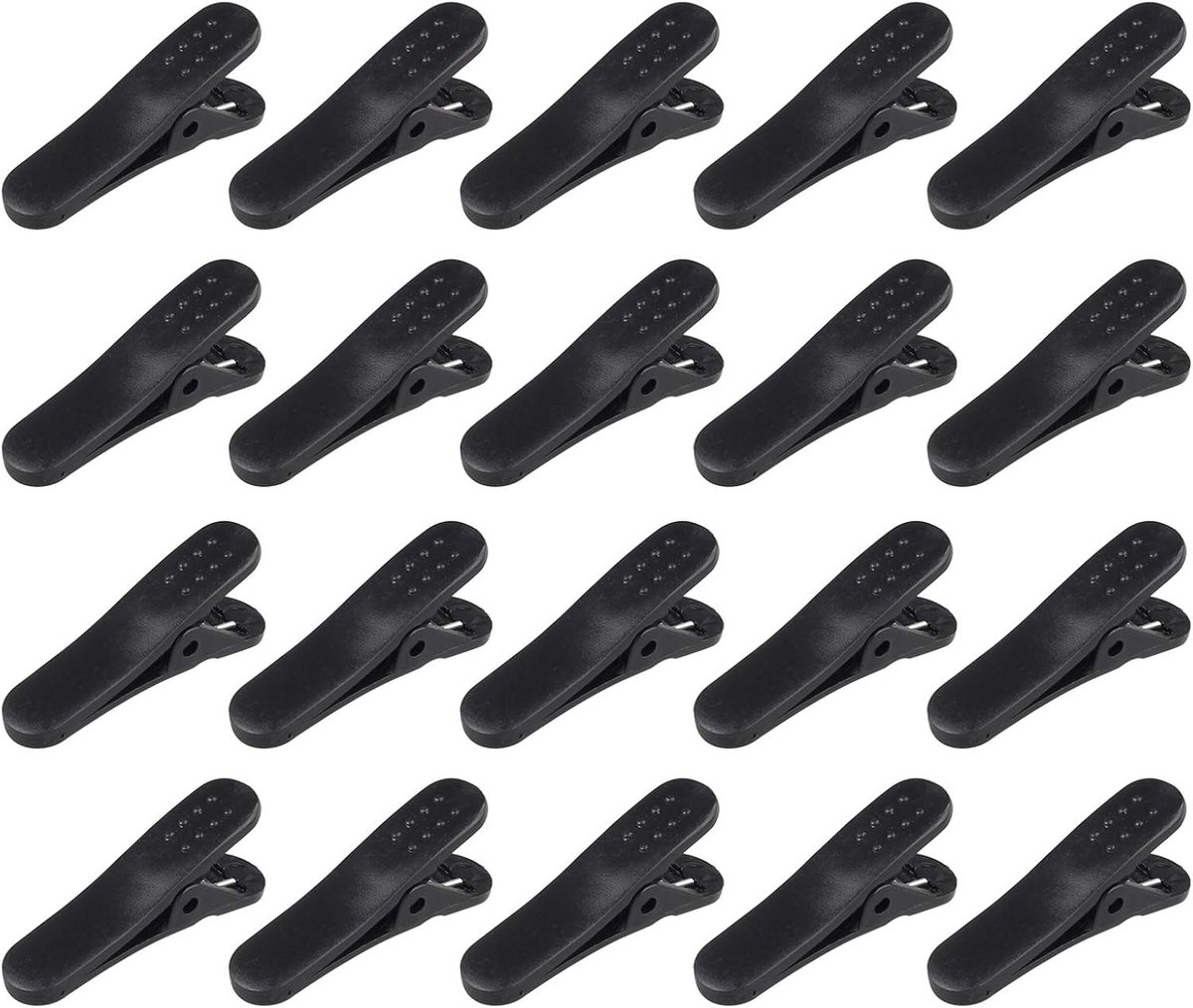 20Pcs Earphone Headphone Headset Cable Wire Cord Clips Holder for Shirt Clothes Fastening Microphone Wire (Black) - ShopVlot