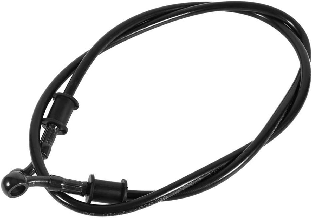 SnelShoppen - Universele Motorolie Slang, Breekbare Stalen Remolie Slang, PVC Slang voor Fietsen, Enduro Motocross en Straatmotoren, Zwart, 600mm