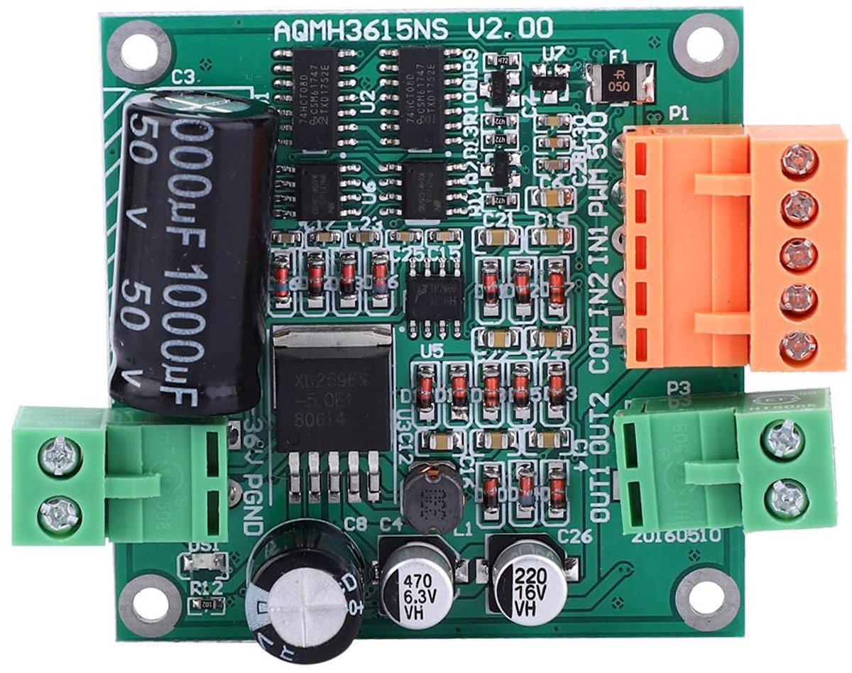 SnelShoppen - Hoogwaardige CC Motor Controle Module voor Positieve en Negatieve Rotatie, PWM Snelheidsregeling, Geschikt voor Diverse Toepassingen