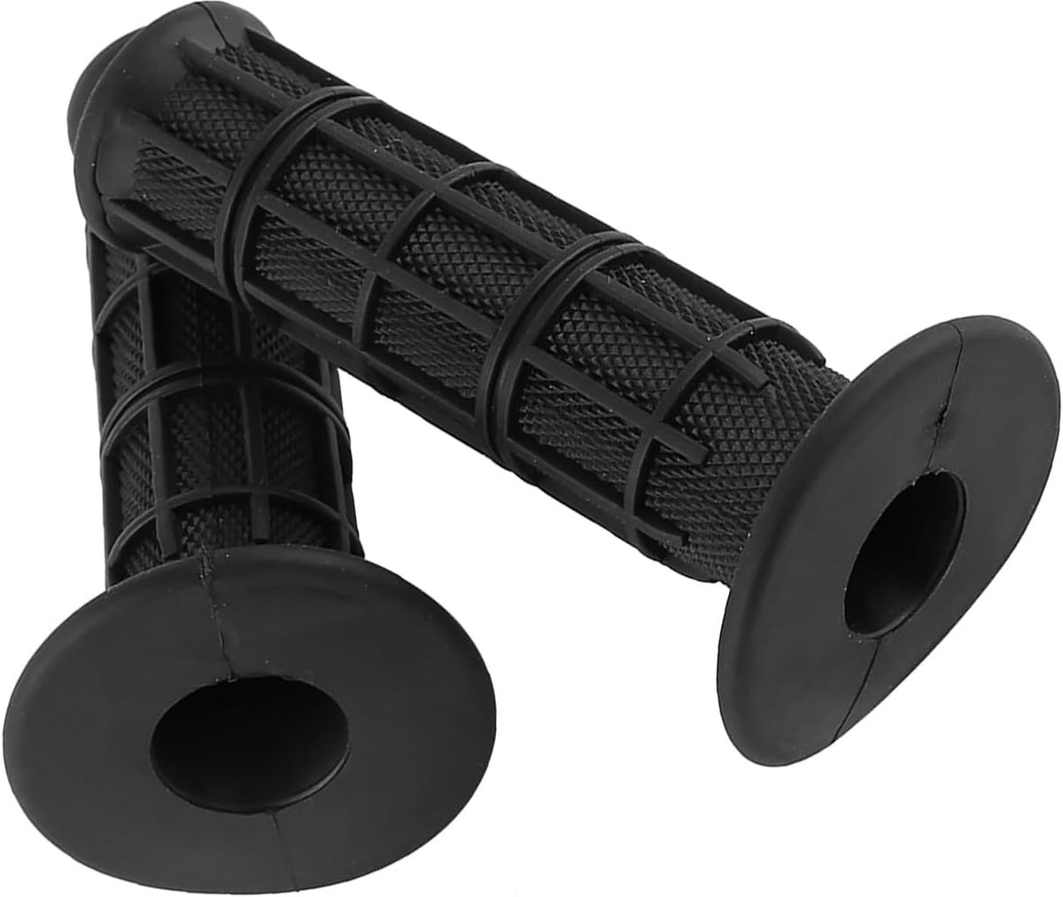 SnelShoppen - Motorfiets Handvat Grip, 1 Paar 22mm 7/8" Universele Rubber Motorfiets Handvatten, Antislip Deksel Links en Rechts Comfortabele Handvat