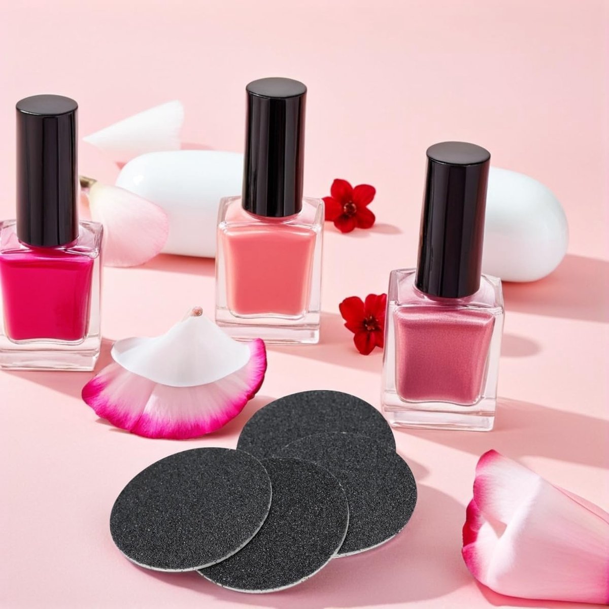 Vibraluxe Pro Schuurdisc 60 Stuks voor Voetvijl - Professionele Nagelverzorging, Schuurpapier en Pedicure Accessoires