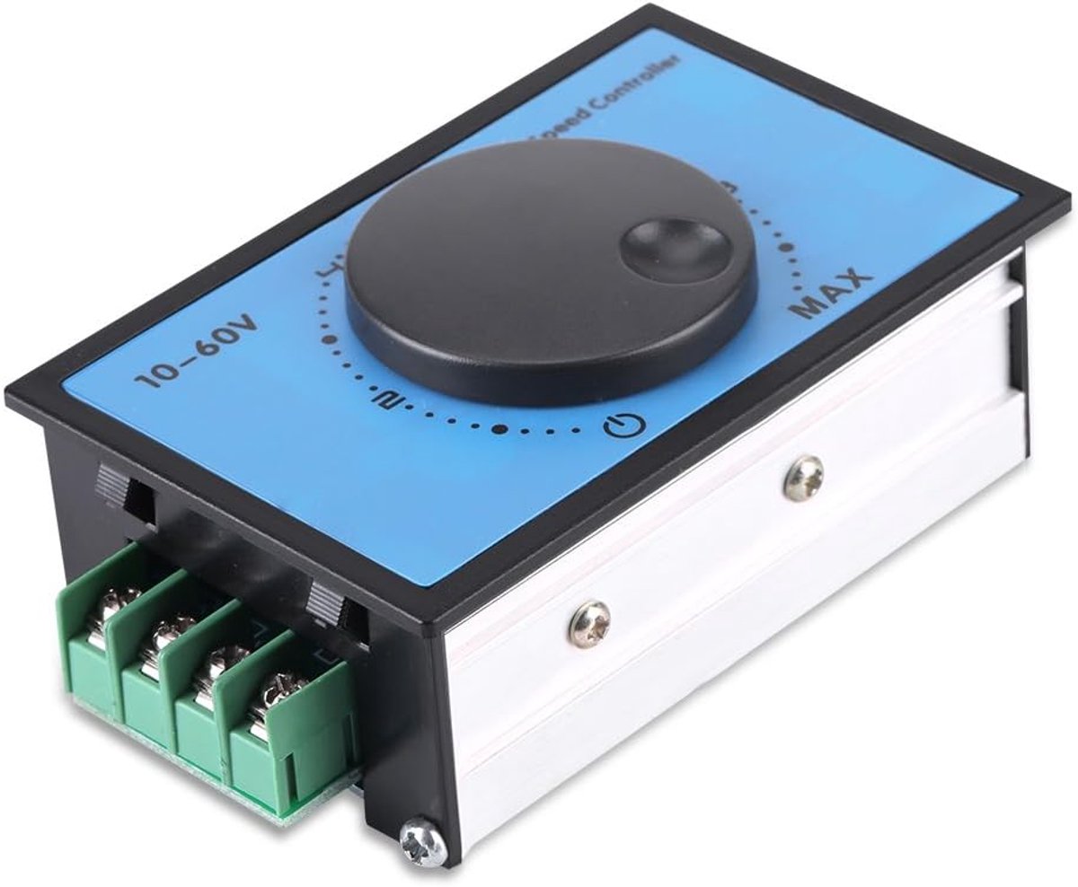 SnelShoppen - DC 10-60V PWM Motor Snelheidsregelaar Regulator Motor Driver Soft Start 20A Voor 775 DC Motoren - Variabele Rotary Switch