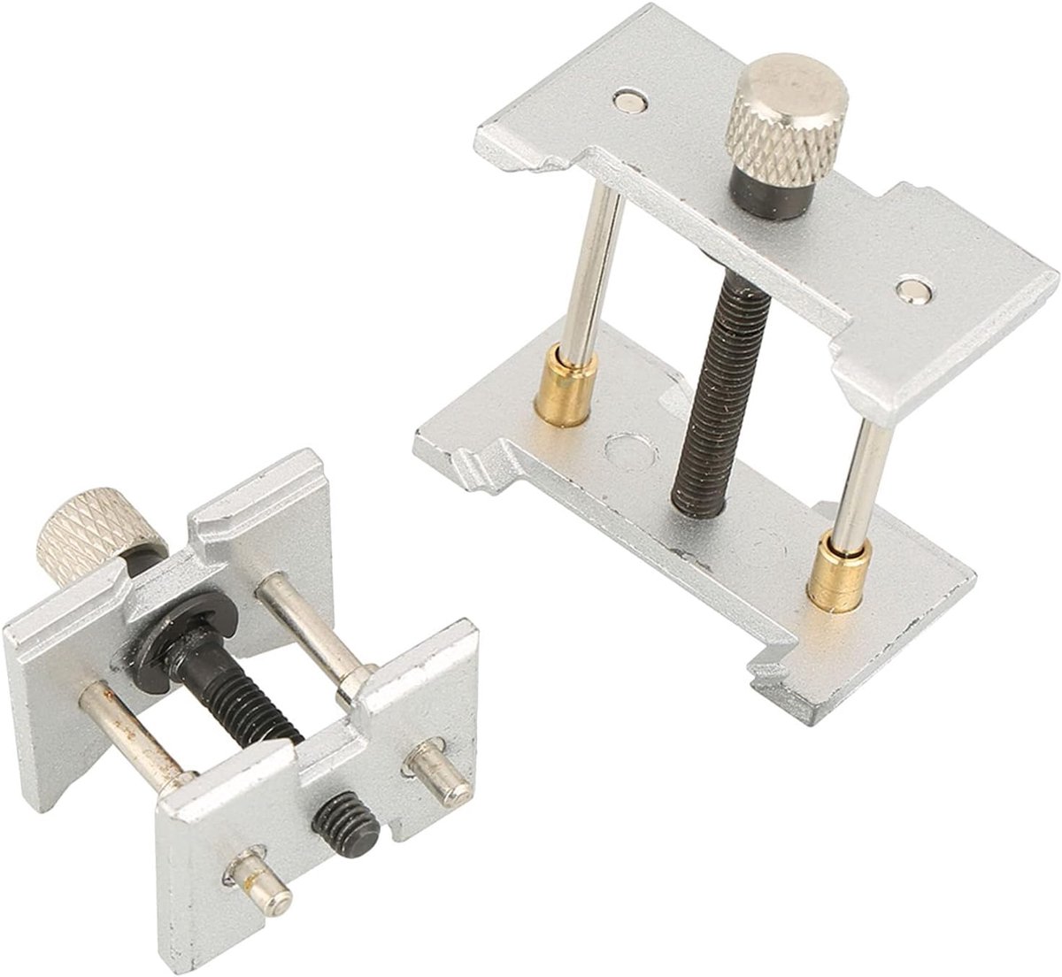 SnelShoppen - 2 In 1 Omkeerbare Metaal Horloge Beweging Houder - Vast Horloge Klem Repareertool voor Horlogeherstel, Sieradenmaken en Hobby's