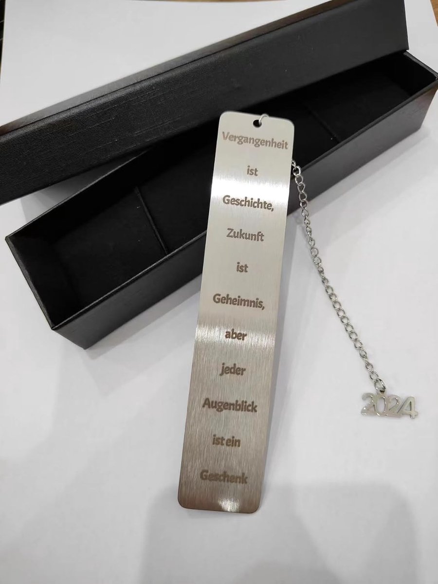 Persoonlijk metalen boekenlegger, duurzaam en robuust, perfect als cadeau voor boekenliefhebbers