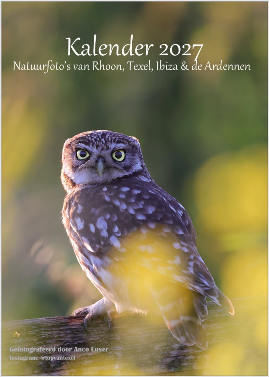 Prachtige Natuur / Vogel Kalender 2027 | opbrengst Goede Doel