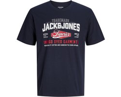 JACK & JONES- JJELOGO TEE SS O-NECK 2 COL AW26 SN - Heren - T-shirt