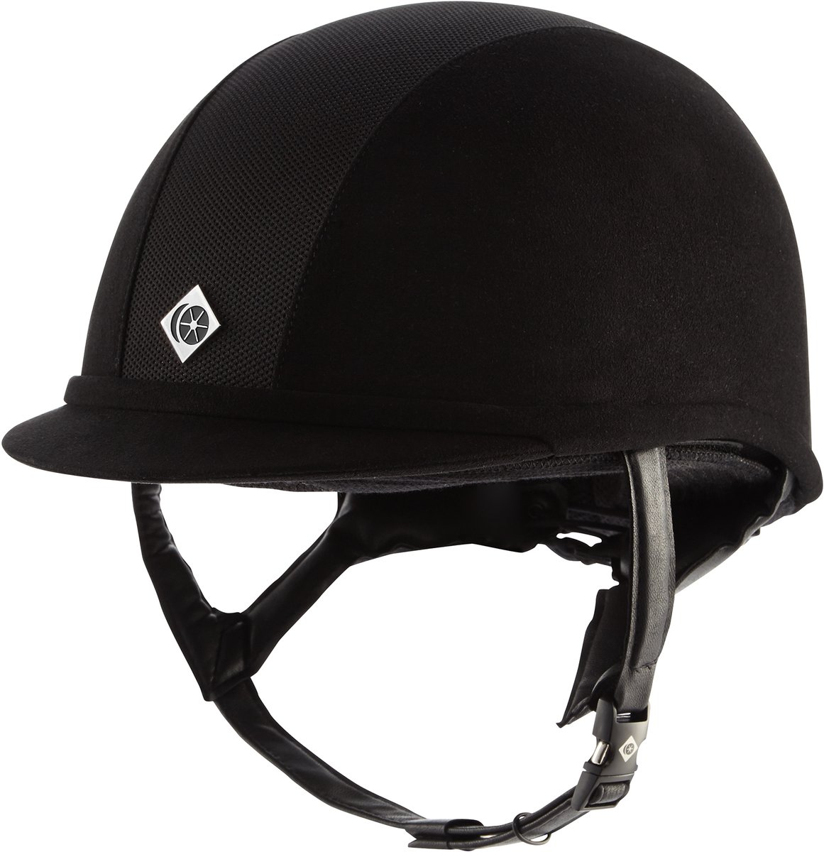 Charles Owen V8 - Zwart - 55 - Lederlook