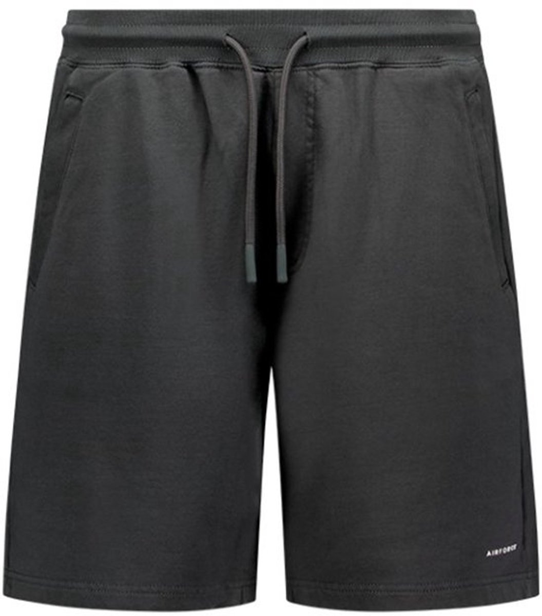 Basic Kortebroek Heren Gun Metal/White L