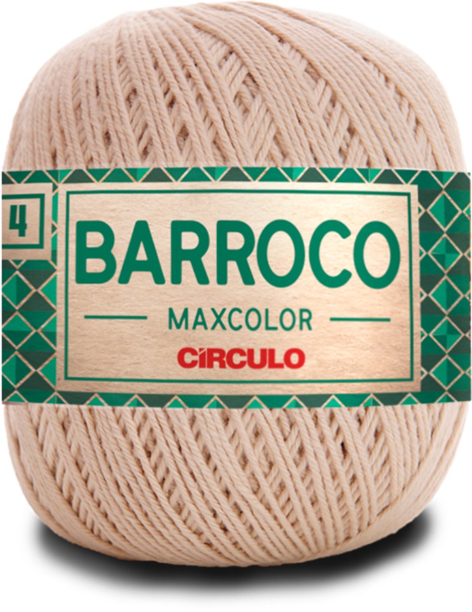 Círculo Barroco Maxcolor 4 - Katoengaren - 200 g - Porseleinwit