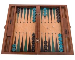 Backgammon Speelset van Hoge Kwaliteit - Tavla - TricTrac - 51 x 31,5 cm