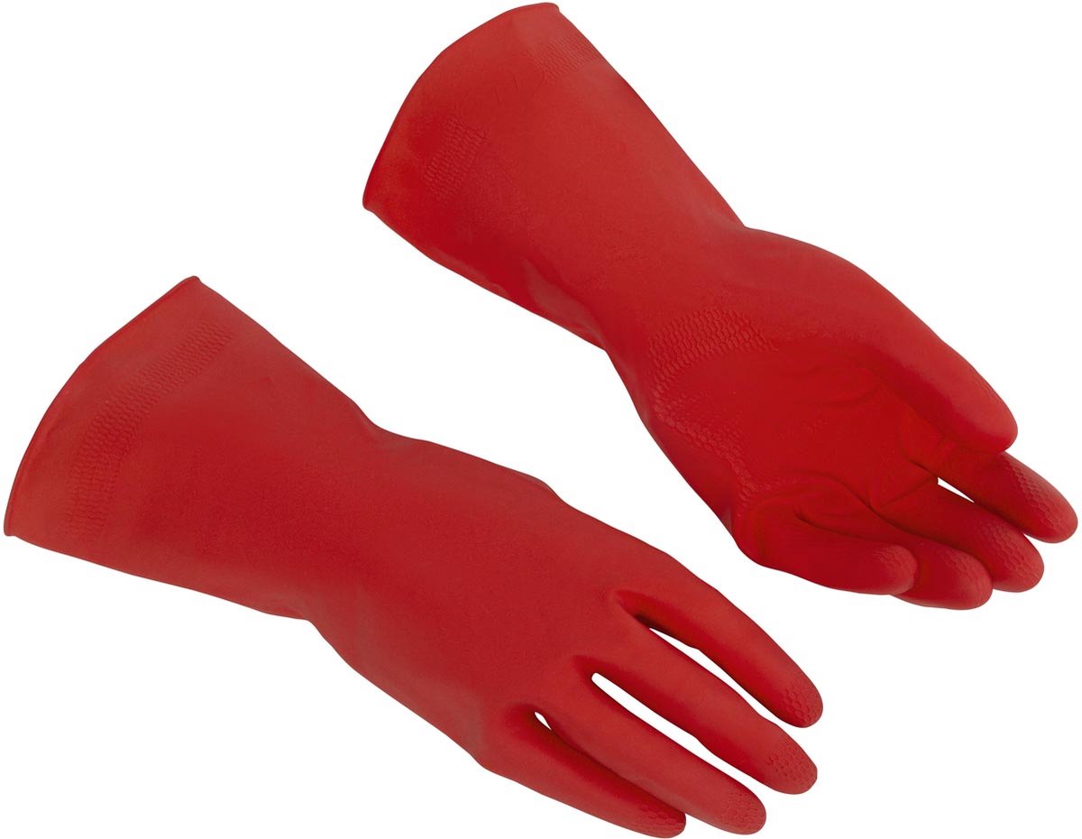 Vileda handschoenen Multi Purpose | latex | large | rood