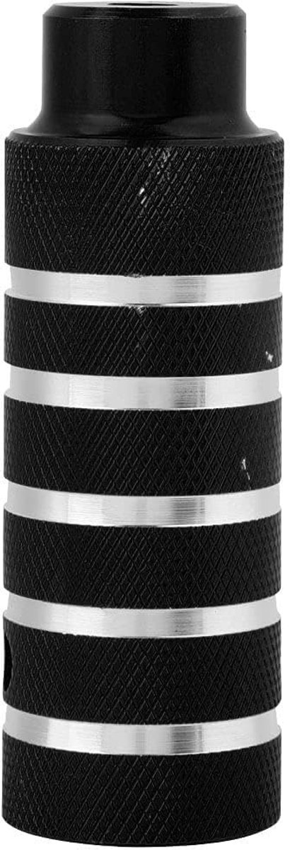 Fietsvoetsteunen - Stuntpinnen Fiets - Extra Grip - Hoge Laadcapaciteit - 38x110mm - Zwart