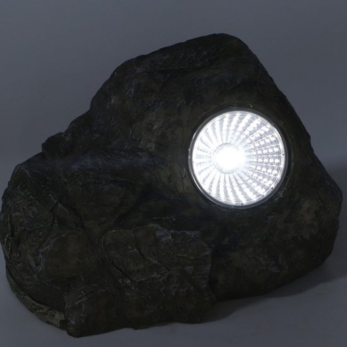 Dailygoods- Decoratieve Steen met LED Verlichting - Sleutelkluis voor Buiten