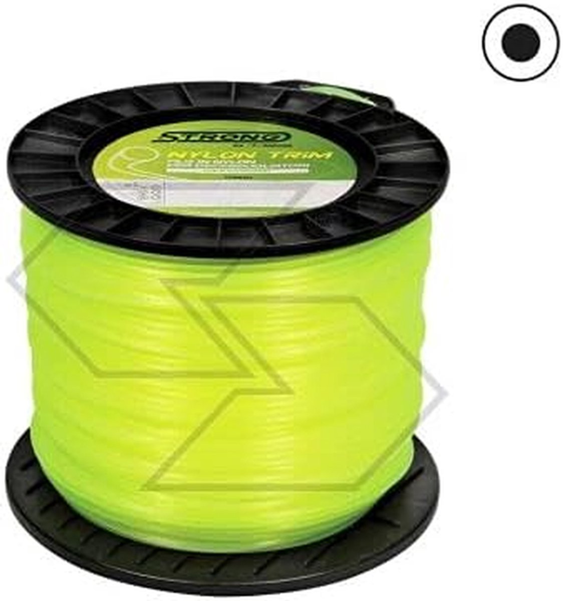 Grastrimmer Draad - Bosmaaier Spoel - Onkruid Verwijderen - Sterke Nylon Spoel - 45 mm 2 kg - Neon Geel